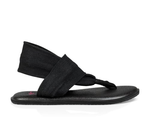 Sandale Sanuk Yoga Sling Burst Enfant - Noir MDFEWO413